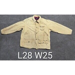 VINTAGE 1940s-50s Red Head Canvas Hunting Jacket Coat The Sportsman's Tailor M?